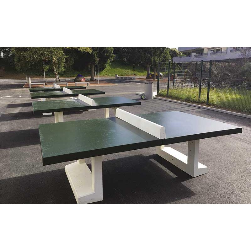 Table extérieure tennis de table LEO Ensemble autostable en béton armé