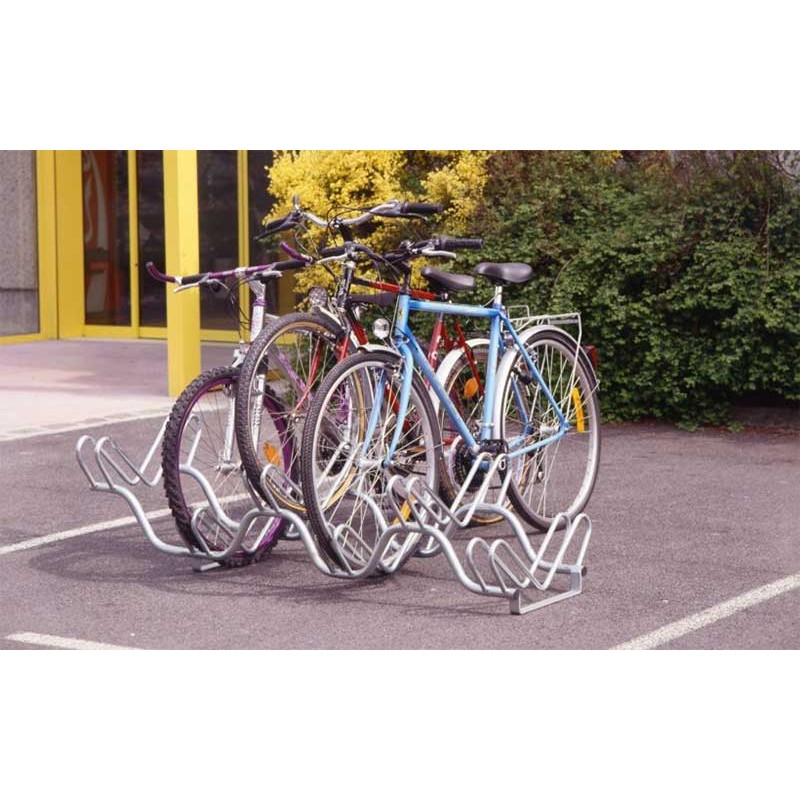 STIER Range-vélos pour 6 vélos, galvanisé, acier, 6 supports, râtelier vélo,  porte vélos : : Sports et Loisirs