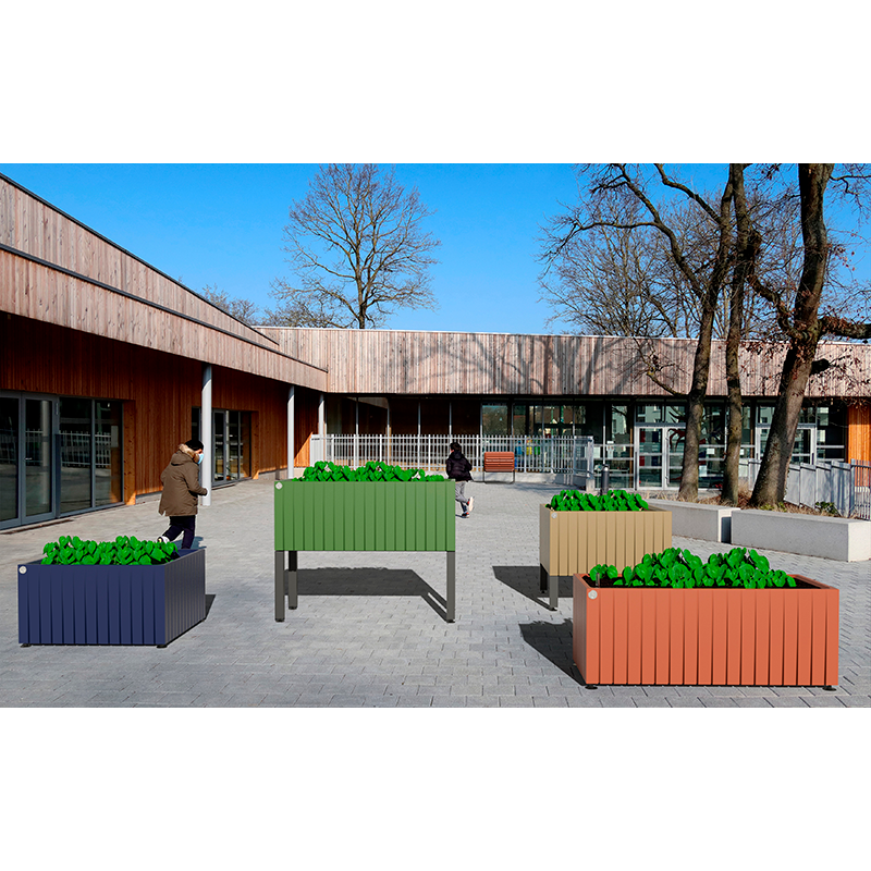 JARDINIÈRE PÉDAGOGIQUE RECTANGULAIRE OSLO 
JARDINIÈRE POUR ÉCOLE, CENTRE DE LOISIR OU COPROPRIÉTÉ