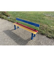 BANC ARC EN CIEL POUR ESPACE EXTERIEUR
MOBILIER URBAIN POUR ENFANT
BANC EXTERIEUR POUR ECOLE