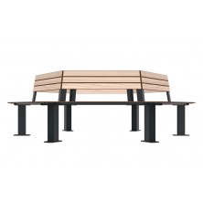 BANC D'ENTOURAGE D'ARBRE VINI CONFORTABLE ET MODERNE
MOBILIER URBAIN POUR LES ESPACES VERTS PUBLICS DE LA COLLECTIVITÉ