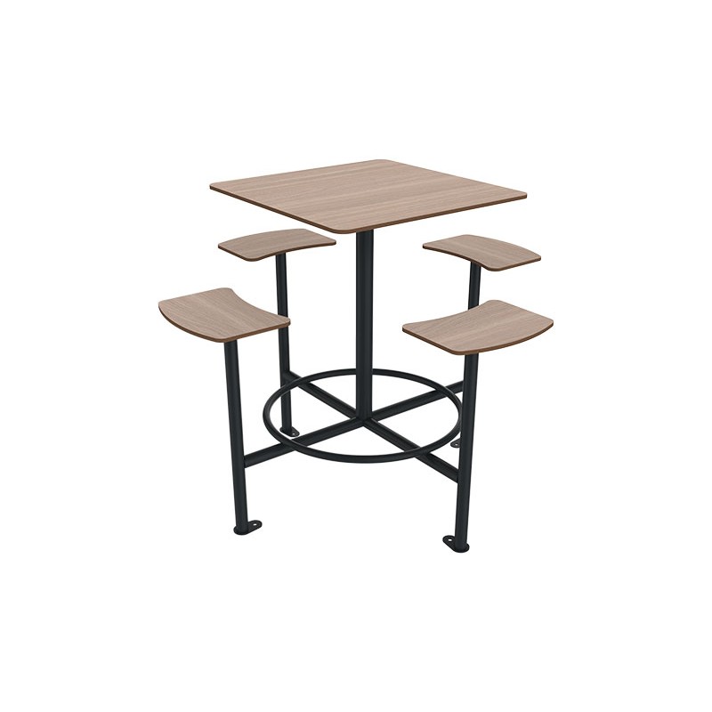 TABLE HAUTE MANGE DEBOUT KODA ACIER ET BOIS COMPACT POUR PROFESSIONNEL
MOBILIER URBAIN DESIGN EN METAL ET BOIS COMPACT